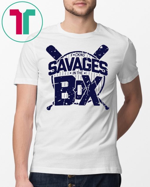 Savages In The Box Yankees Tee Shirt