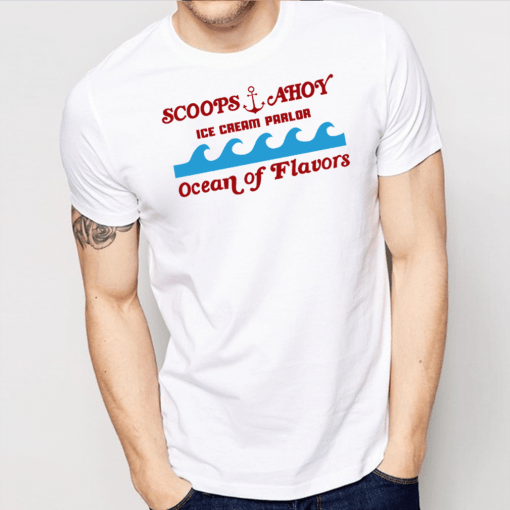 Scoop Ahoy Ice Cream Parlor Ocean Of Flavors Shirt