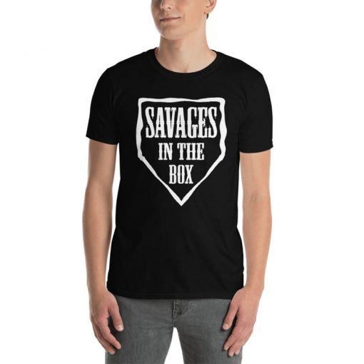 Short Sleeve Unisex T-Shirt savages in the box Yankees savages shirt