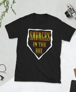 Short Sleeve Unisex T-Shirt savages in the box Yankees savages shirt
