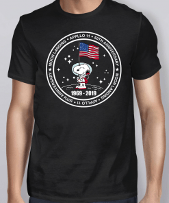 Snoopy Apollo 11 50th Anniversary Moon Landing Shirt