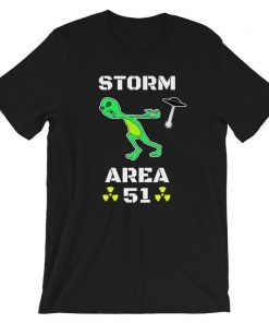 Storm Area 51 Official Alien Invasion T Shirt