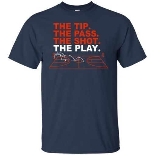 The Tip The Pass The Shot The Play shirts