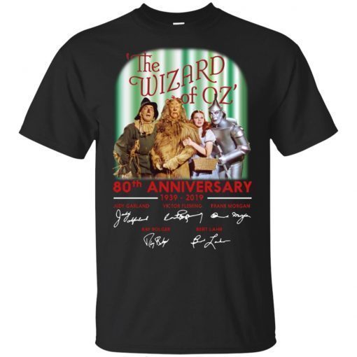 The Wizard of OZ 80th Anniversary 1939-2019 shirt