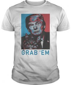 Trump Cat T-Shirt Grab 'Em Cat T-Shirt