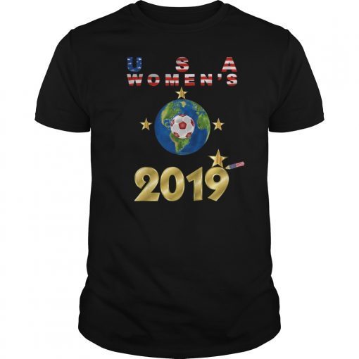 USA Women Soccer World Champions 2019 4 Stars Shirt