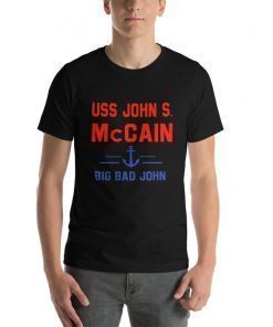 USS John S McCain Support our Vets T-Shirt, Shirt