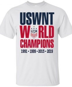 USWNT 2019 World Cup Champions 4 Star T-Shirt