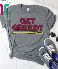 Paul DeJong Shirt - Get Greedy, St. Louis, MLBPA