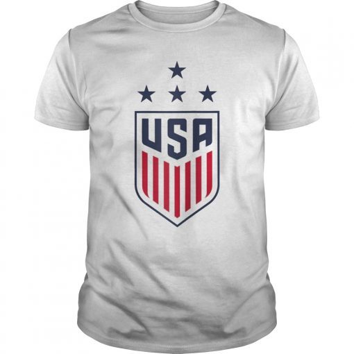 Us Women's Soccer Team Win Four Stars 2019 T-Shirt