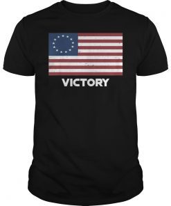 Vintage Betsy Ross US Victory Flag T-Shirt