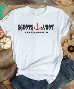 Vintage Scoops Ahoy Ice Cream Parlor Horror T-Shirt