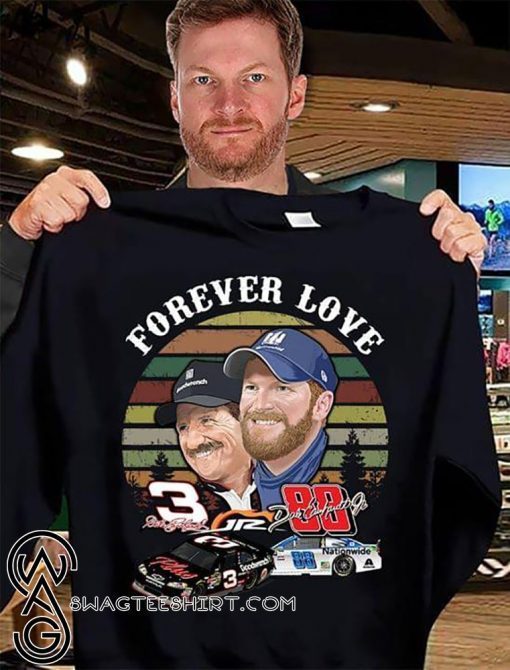 Vintage forever love 3 jr 88 goodwrench and nationwide t-shirt