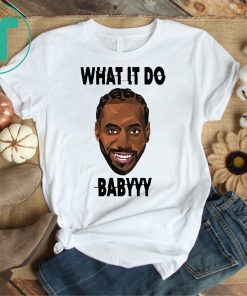 What It Do Baby Kawhi Leonard New Balance T-Shirt