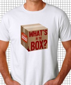What's in the Box Shirt, Creative tshirt, snarky tees, ironic tees, Men's movie shirt, Movie quote tshirt