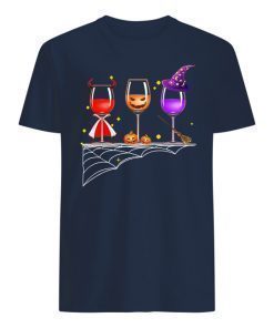Wine glass Halloween shirts