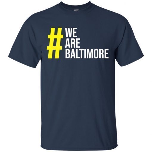 Womens We Are Baltimore V-Neck T-Shirt