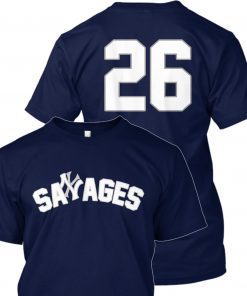 Yankees Savages T-Shirt - Yankees Shirt - Yankees Tshirt - Aaron Boone Savages - Savages in the Box