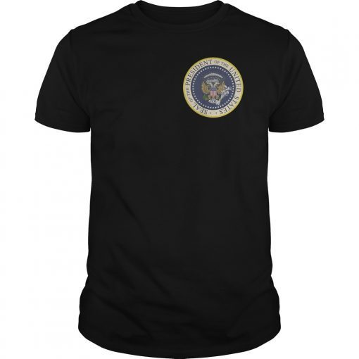 fake presidential seal Funny Pocket T-Shirt