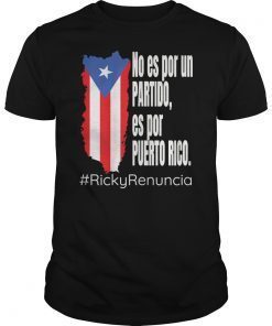 #rickyrenuncia Puerto Rico Politics Hashtag Ricky Renuncia Tee Shirt