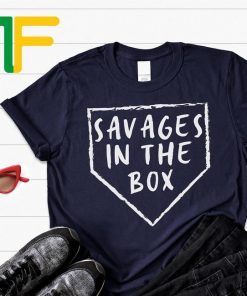 savages in the box shirt , New York Yankees , Pinstripe , Short Sleeve Unisex T-Shirt