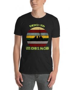uss john mccain t shirt, DDG-56 USS John S. McCain T-Shirt