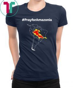 Pray for Amazonia #PrayforAmazonia Funny Tee Shirt