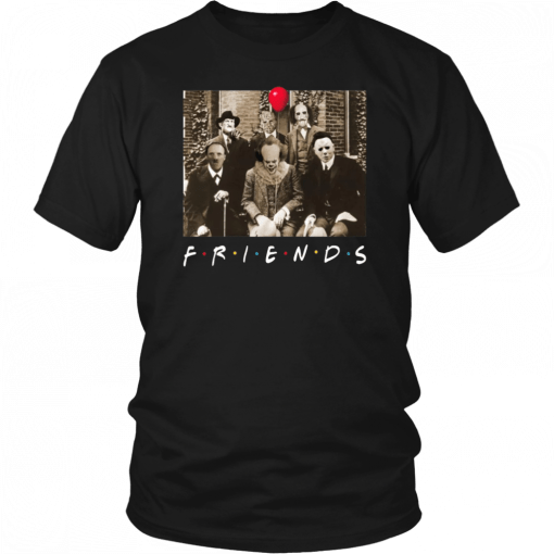 Psychodynamics Horror Characters Friends T-Shirt