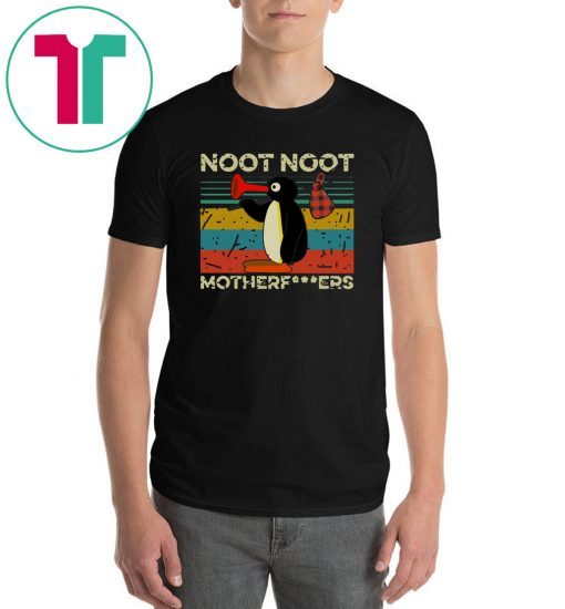 Pingu Noot Noot Motherfucker Vintage Funny 2019 T-Shirt
