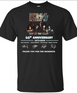 Kiss End of the road 46th Anniversary Unisex 2019 T-Shirt