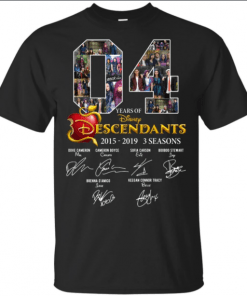 4 Years Of Descendants Disney Signature Anniversary Unisex 2019 T-Shirt