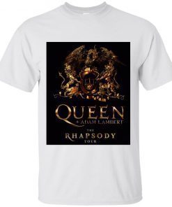 Queen Official Classic Crest Logo White Unisex T-Shirt