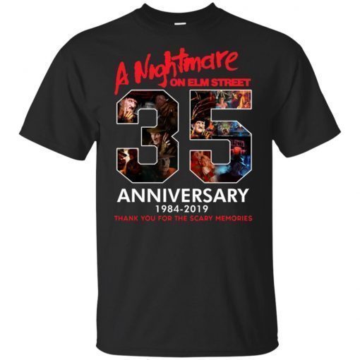 35 Years Anniversary A Nightmare On Elm Street Jason Voorhees Halloween Unisex 2019 T-Shirt