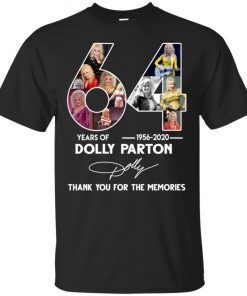 64 Years Anniversary Dolly Parton Thank You For The Memories Unisex T-Shirt