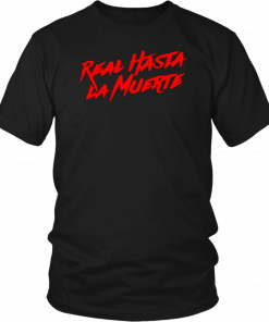 Anuel aa merch real hasta la muerte brrrrrrr tee black red Unisex T-Shirt