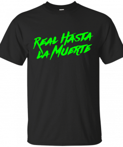 Anuel aa merch black neon green real hasta la muerte tee Shirts