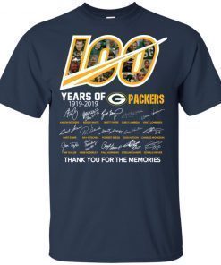100 years of Green Pay Packers Signature shirts