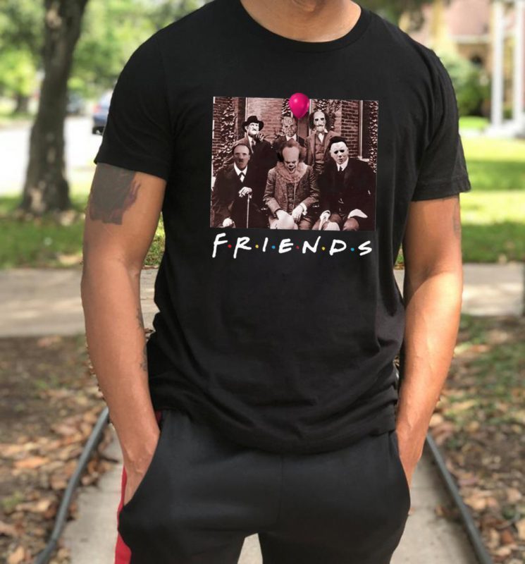 Mens Horror Halloween Team Friends Tee Shirts