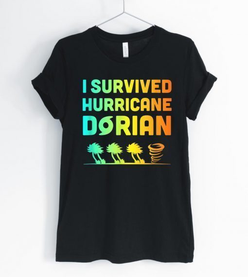 Hurricane Detroy Shirt Dorian I Survived Hurricane Dorian Unisex T-Shirt