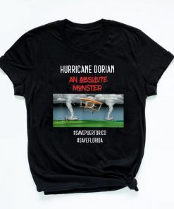 Hurricane Dorian tshirt An Absolute Monster Hurricane Dorian Offcial T-Shirt