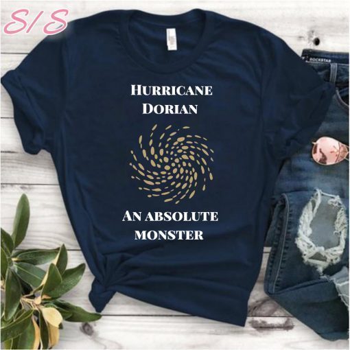 Hurricane Dorian tshirt Absolute Monster Florida Hurricane Tee Shirt