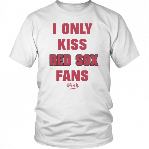 Guerin Austin I Only Kiss Red Sox Fans Pink Unisex T-Shirt