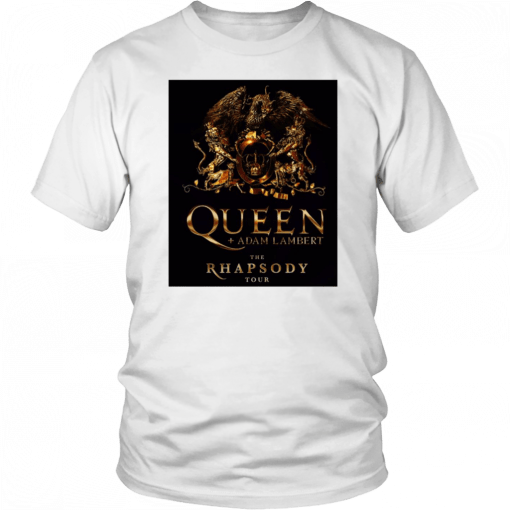 Queen Official Classic Crest Logo White Unisex T-Shirt