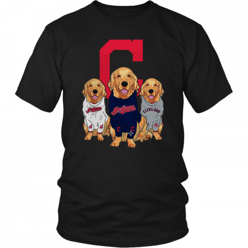 Golden Retriever Cleveland Indians Unisex 2019 T-Shirt