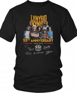 Lynyrd Skynyrd 55th Anniversary Signed Unisex 2019 T-Shirt