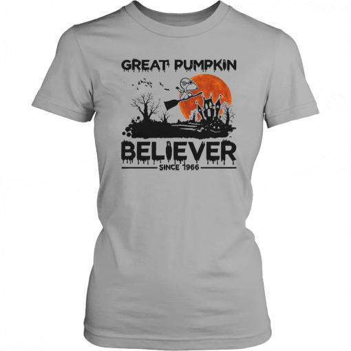 Snoopy Great Pumpkin Believer Since 1966 Halloween Gift T-Shirt