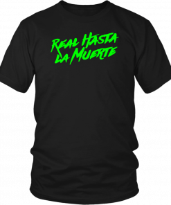 Anuel aa merch black neon green real hasta la muerte tee Shirts