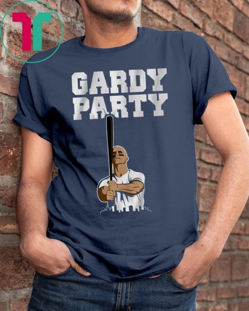 Brett Gardner Shirt Gardy Party, New York Bang Gang Funny T-Shirt