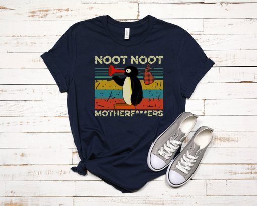 Pingu Noot Noot Motherfucker Vintage Funny 2019 T-Shirt