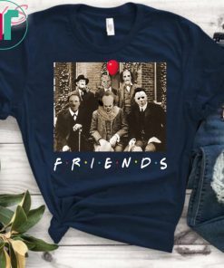 Horror Characters Friends Mens Womens Tee Shirt